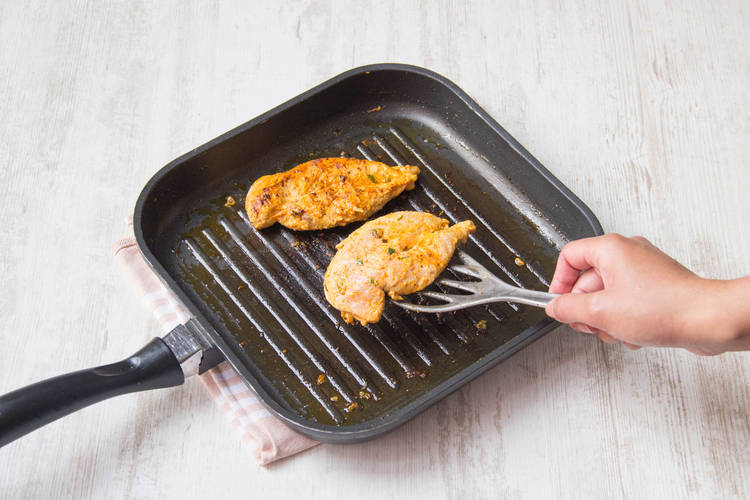 Cook the chicken