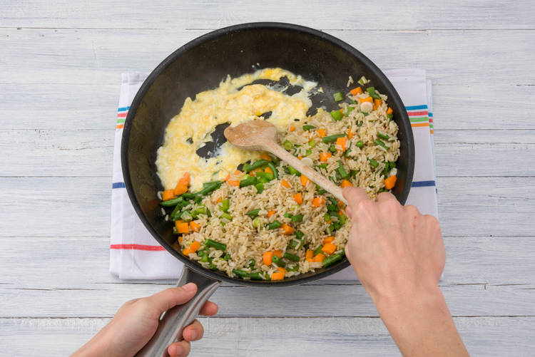 Cook your egg in the pan