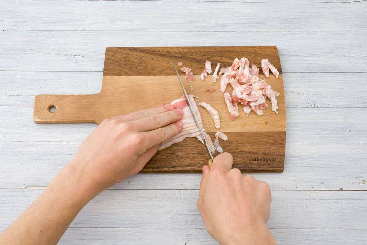 Bacon schneiden