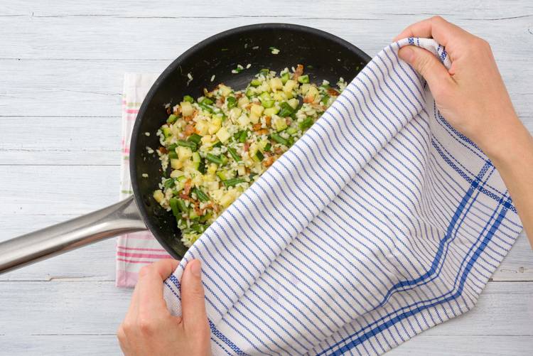 Risotto ziehen lassen