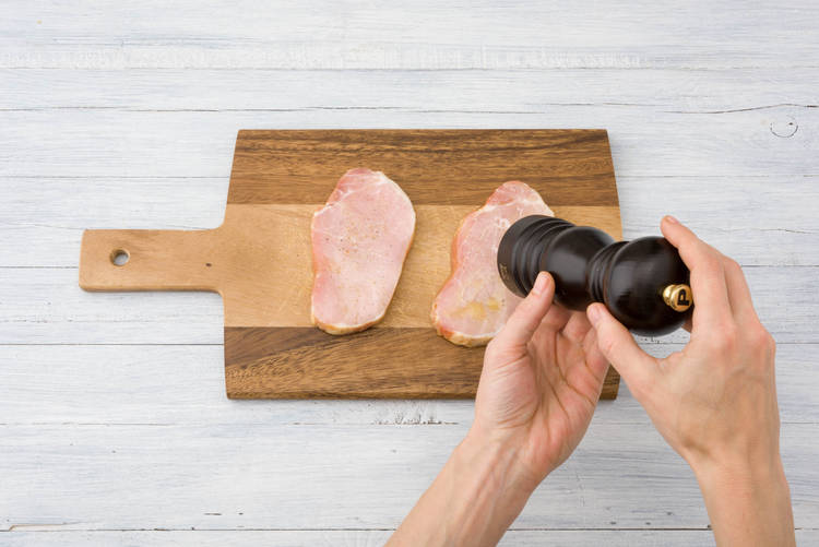 Season steaks