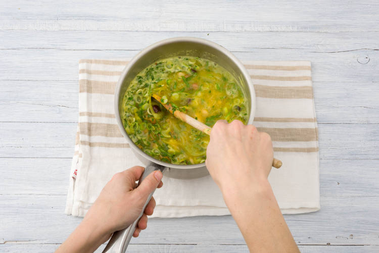 Stir soup