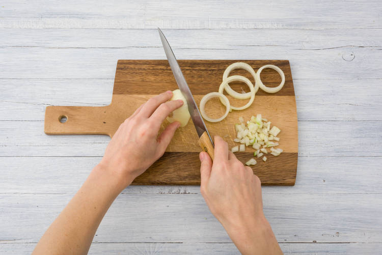 Prep the onion