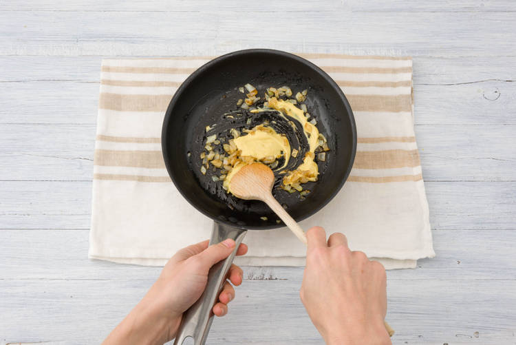Make the dijon-caramelized onions