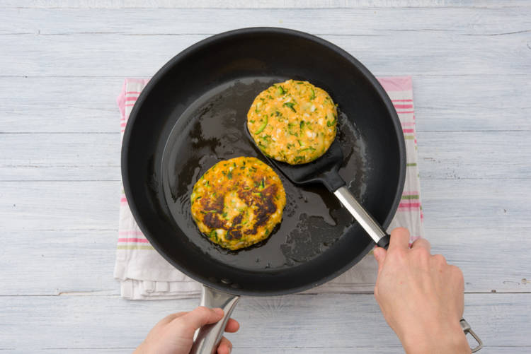 Cook each patty for 3-4 minutes on each side