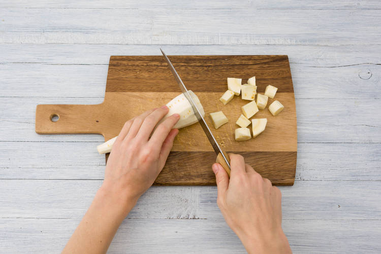 Chop parsnip