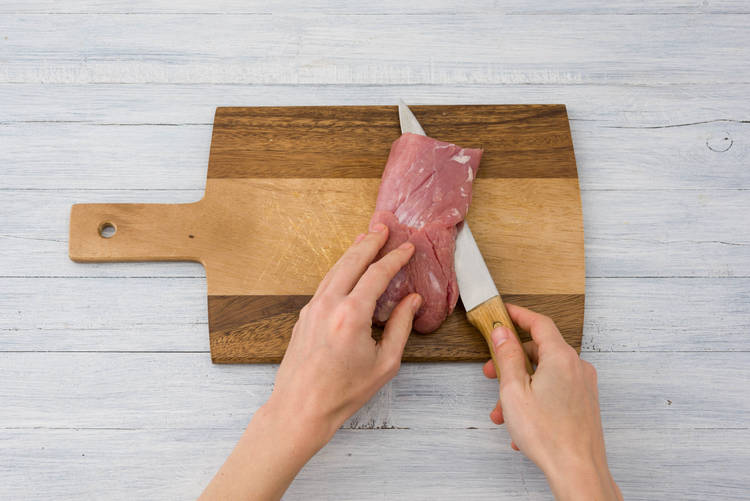 Butterfly your pork