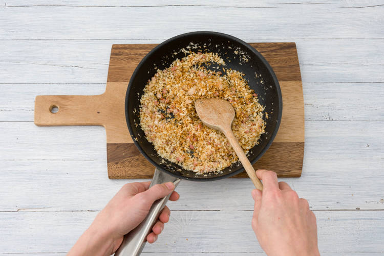 Make your bacon gremolata