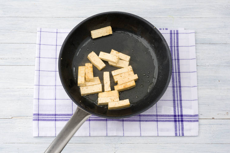 Cook the tofu