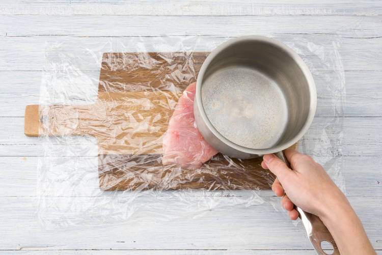 Putenschnitzel vorbereiten