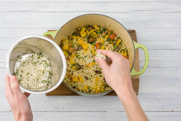 Put your crust on your risotto