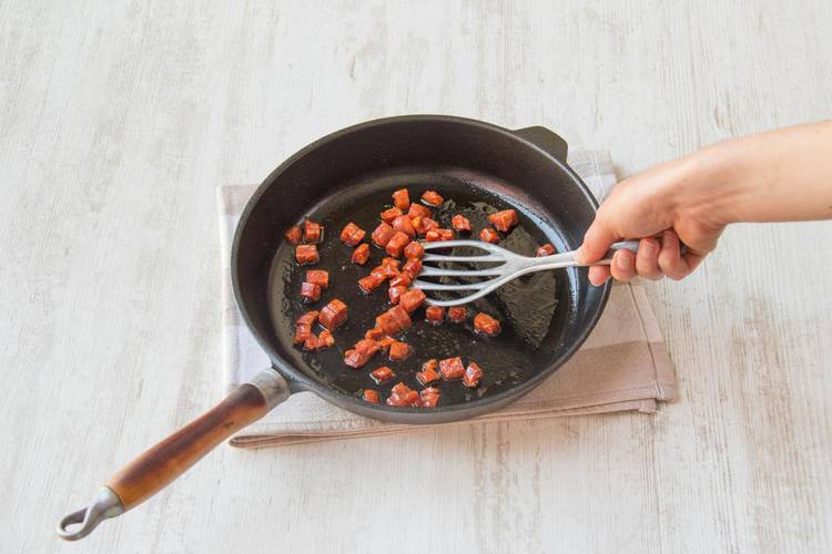 Cook chorizo
