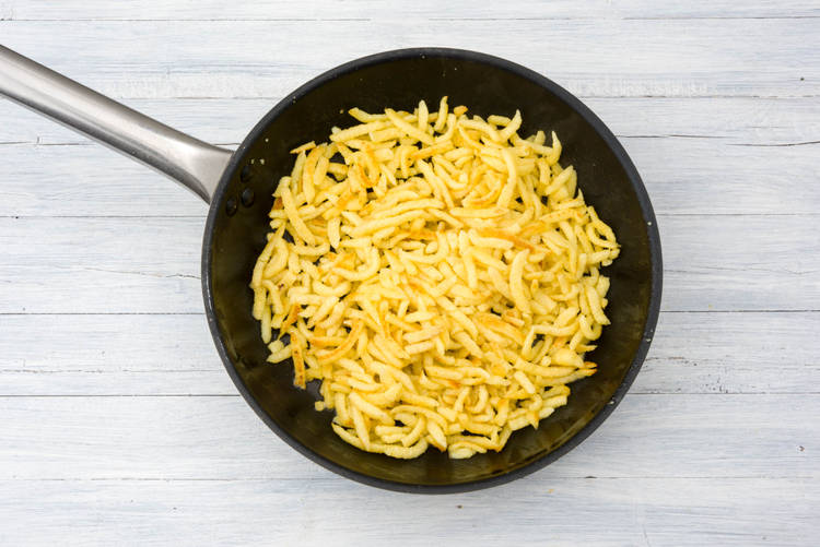 Spätzle knusprig braten