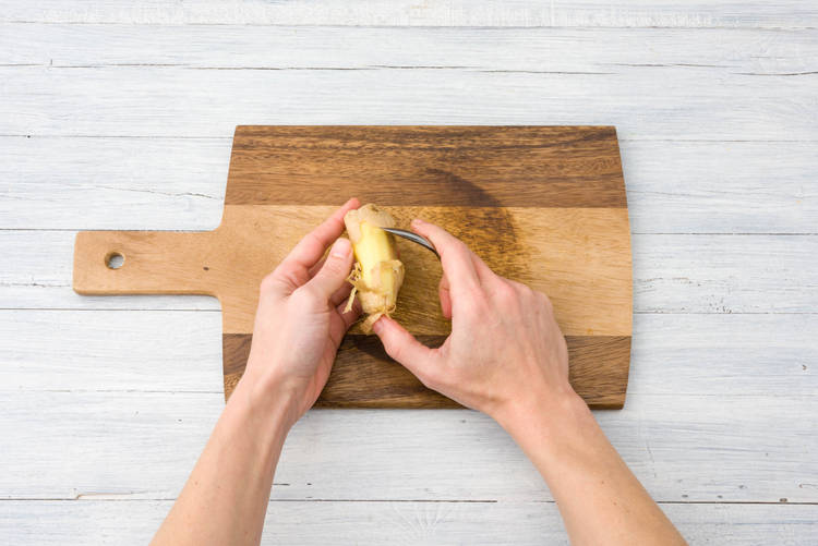 Peel your ginger