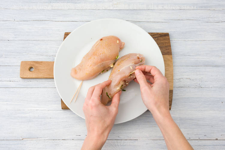 Stuff your chicken breast