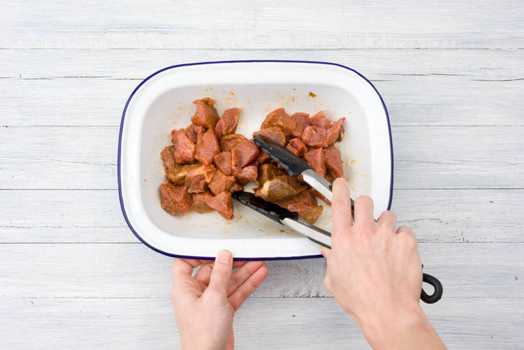 Marinate the lamb