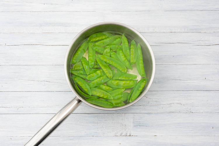 Boil the snow peas