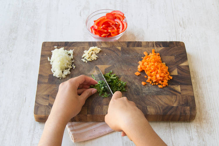 Prepare your veggies