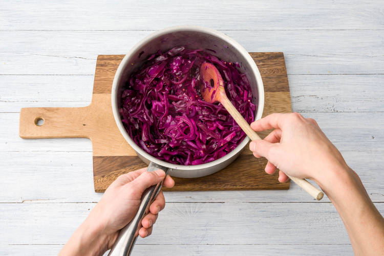 Cook cabbage