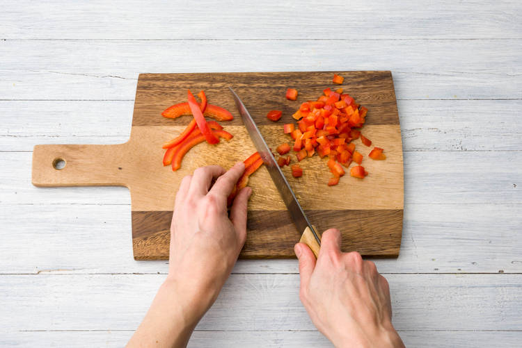 Chop your peppers