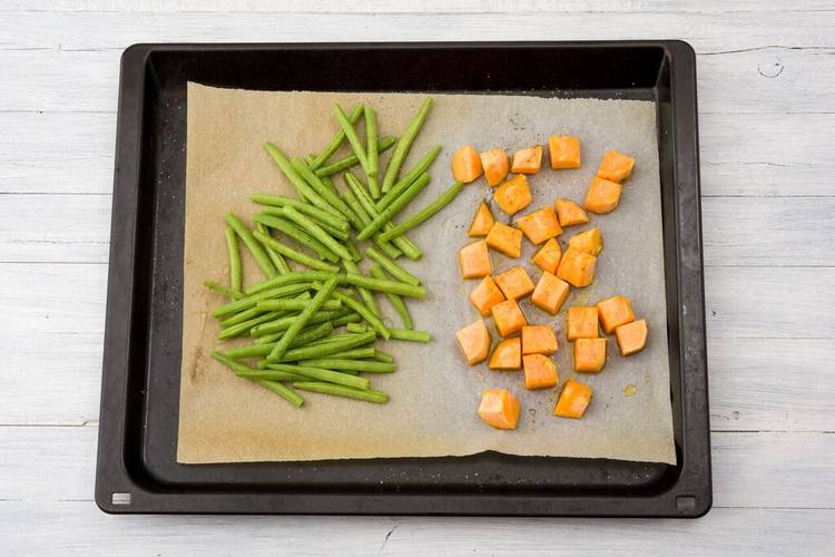 Roast green beans