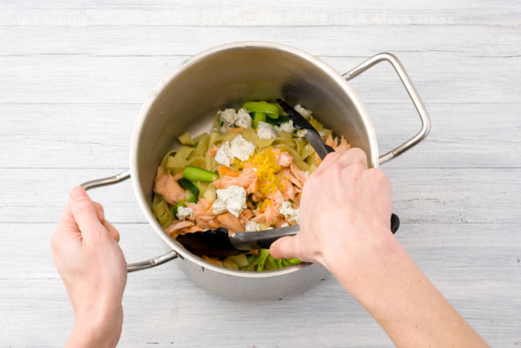 Stir through the ingredients