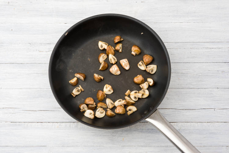 Champignons anbraten
