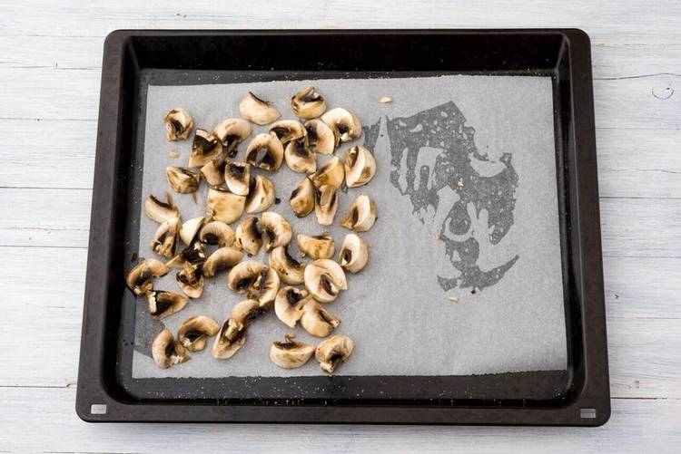 Cook mushrooms