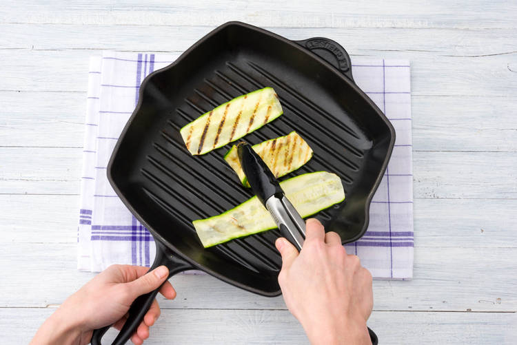 Cook the zucchini