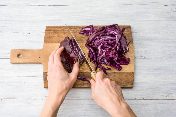 Slice your cabbage