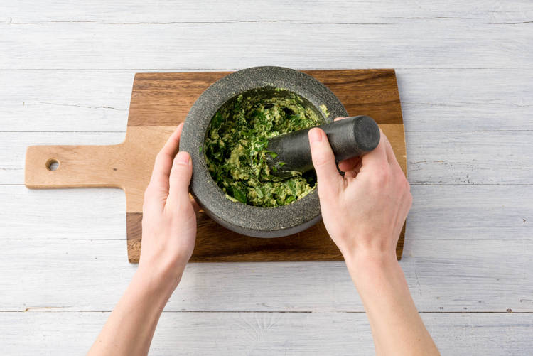 Pesto zubereiten