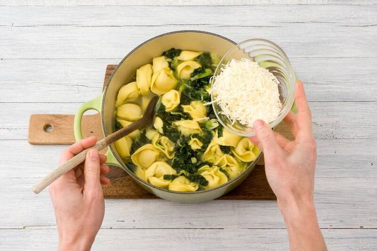 add parmesan
