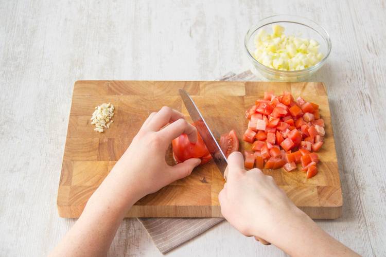 Prepare you veggies