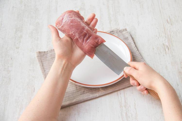make a pocket in your pork
