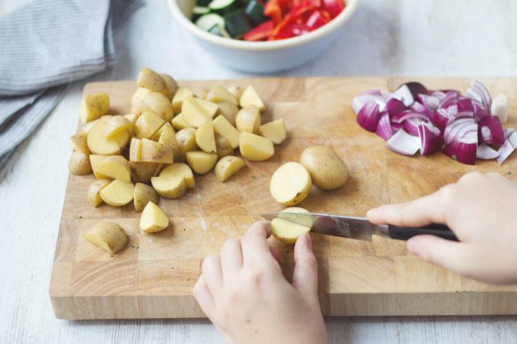 Prepare you veggies