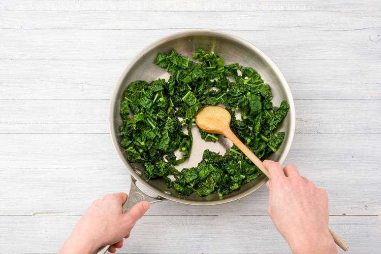 Fry your cavolo nero