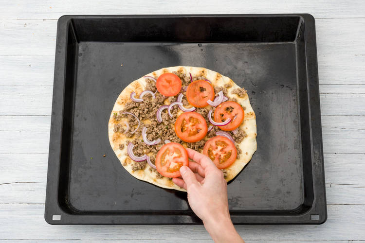 Bake the pizzas