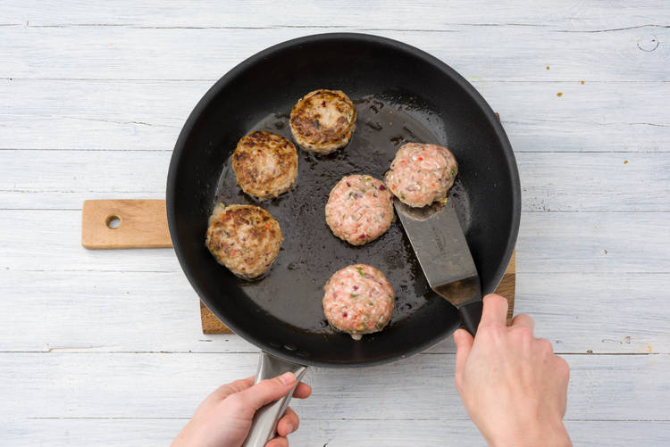 Cook the patties