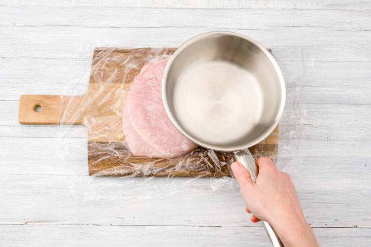 Bash your turkey steaks