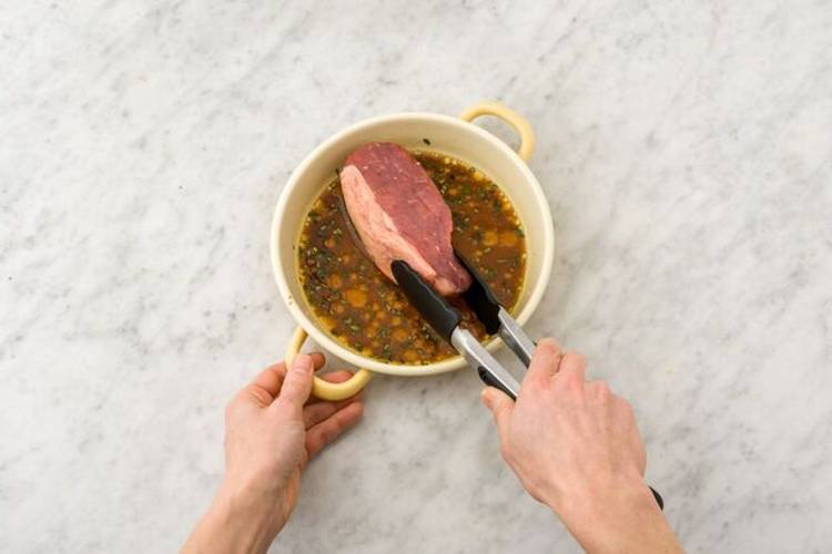 marinate steak