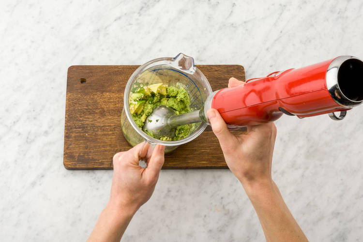 Pesto pürieren