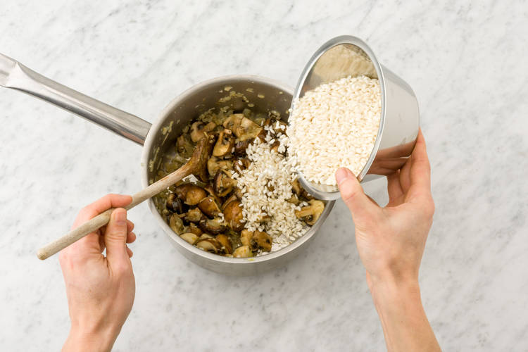 Add the rice