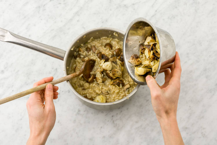 Add artichokes