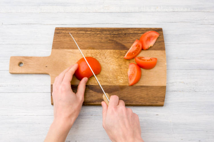 Prepare the tomatoes