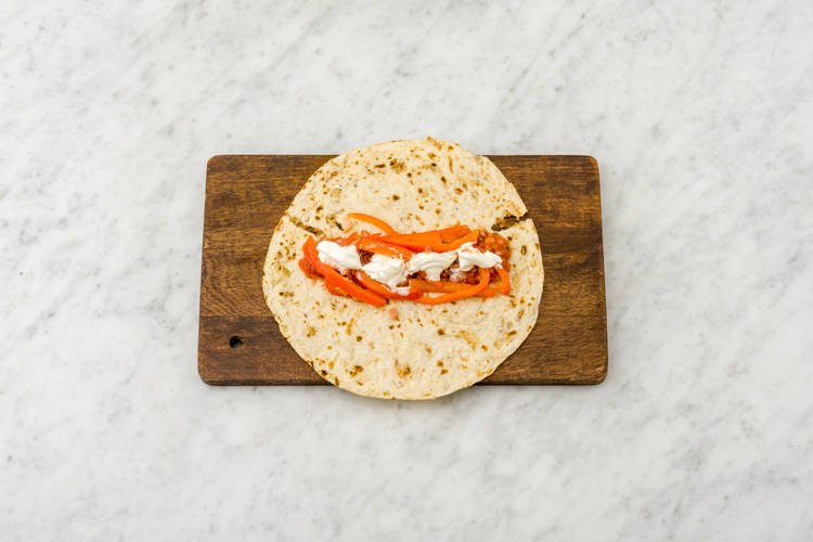 Tortillas belegen