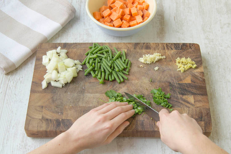 Chop the veg