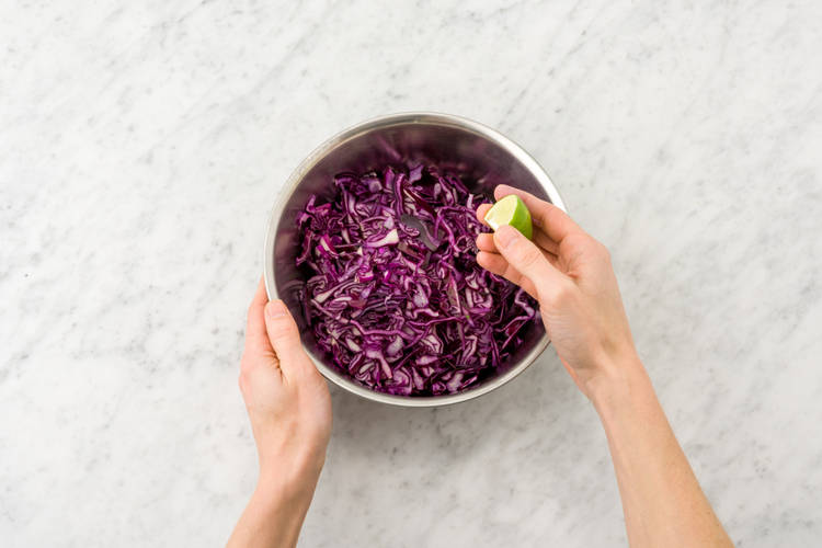 Prepare the cabbage