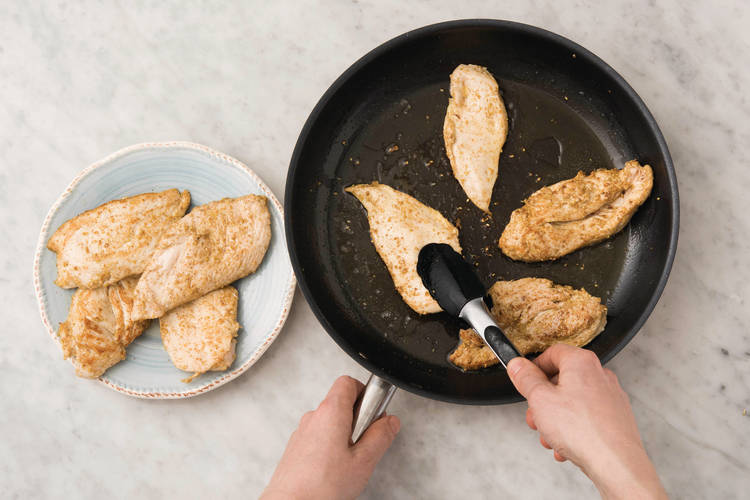 Cook the chicken