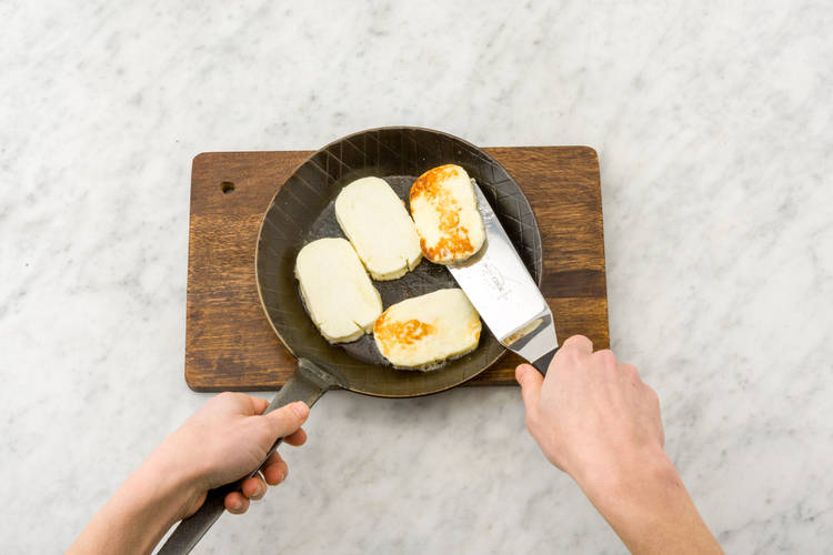 Halloumi braten