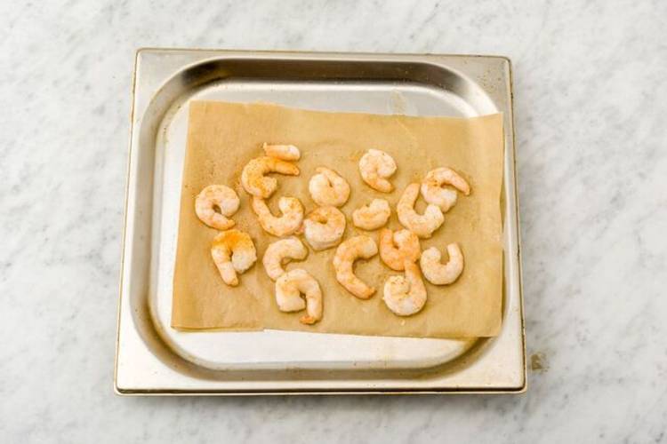 Cook the shrimp